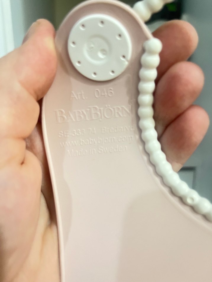 Pastel Pembe BabyBjörn Bebek Önlüğü - Görsel 4