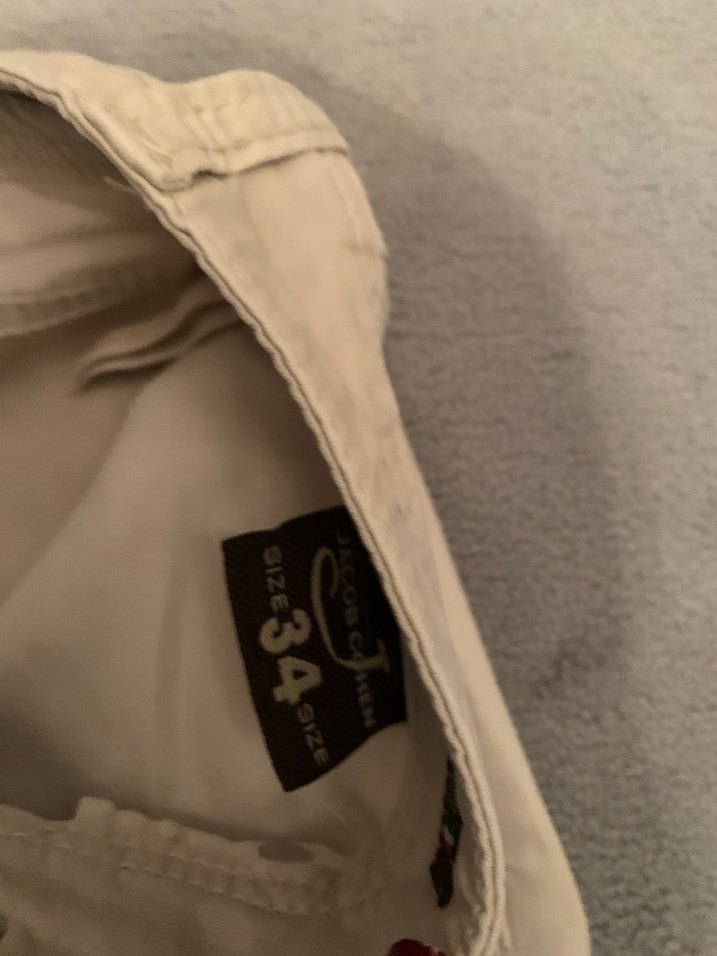 Bej Pamuklu Erkek Rahat Kesim Pantolon,orjinaldir - Görsel 4