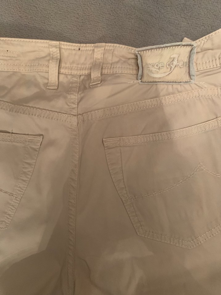 Bej Pamuklu Erkek Rahat Kesim Pantolon,orjinaldir - Görsel 3