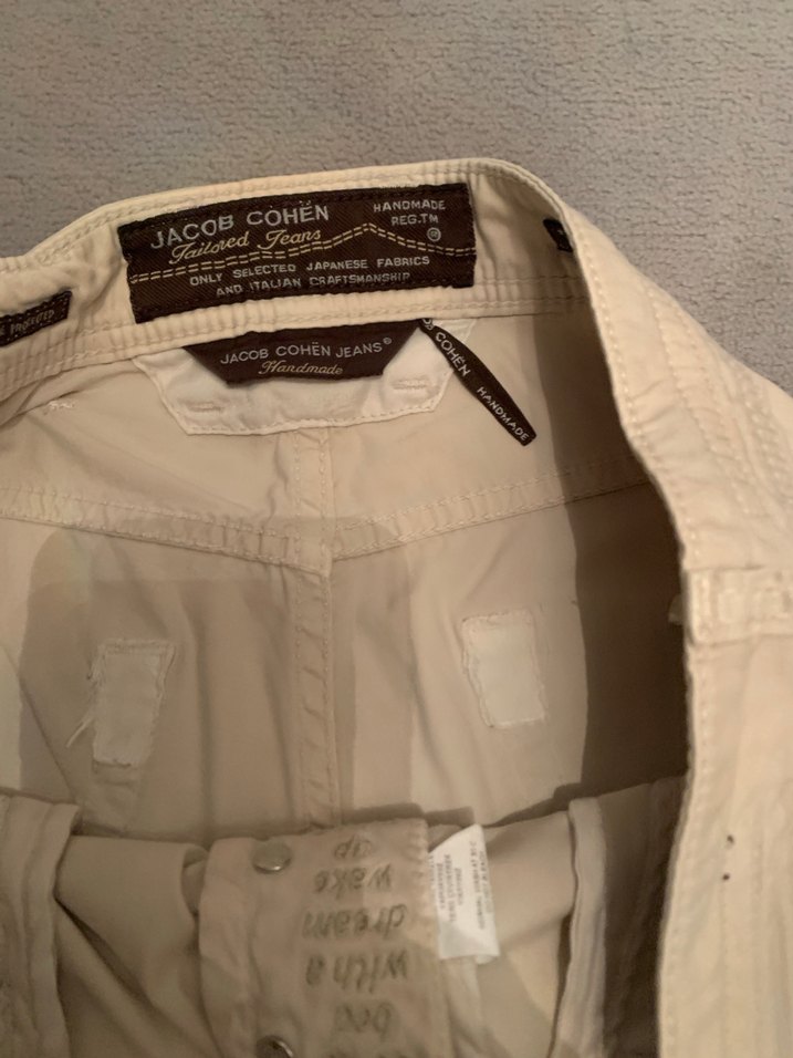 Bej Pamuklu Erkek Rahat Kesim Pantolon,orjinaldir - Görsel 5