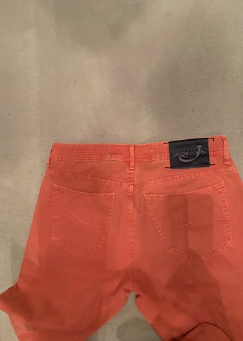 Kırmızı  Erkek Fermuarlı Pantolon,orjinaldir - Görsel 7