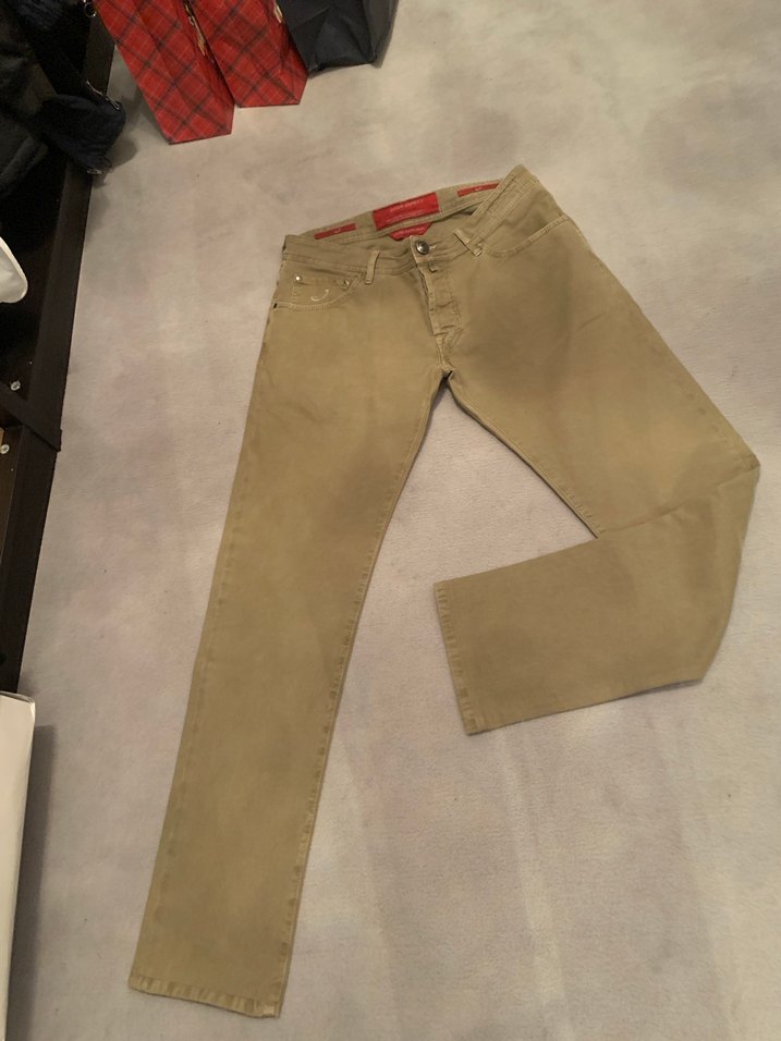 Düğmeli Kahverengi Erkek Pantolon,orjinaldir - Görsel 2