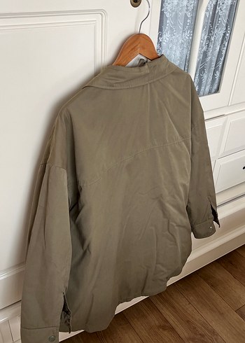 Bej Düğmeli Kaban - Görsel 3