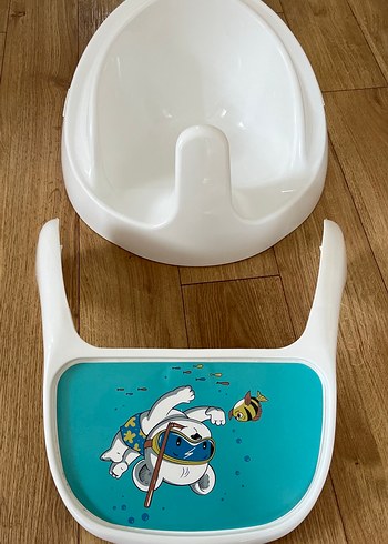 Mavi Bebek Mama Sandalyesi - Görsel 3