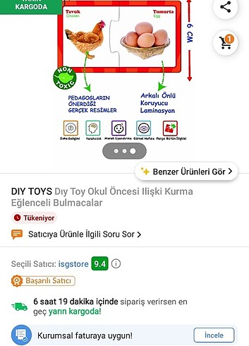 Kanz eğitici oyuncak 