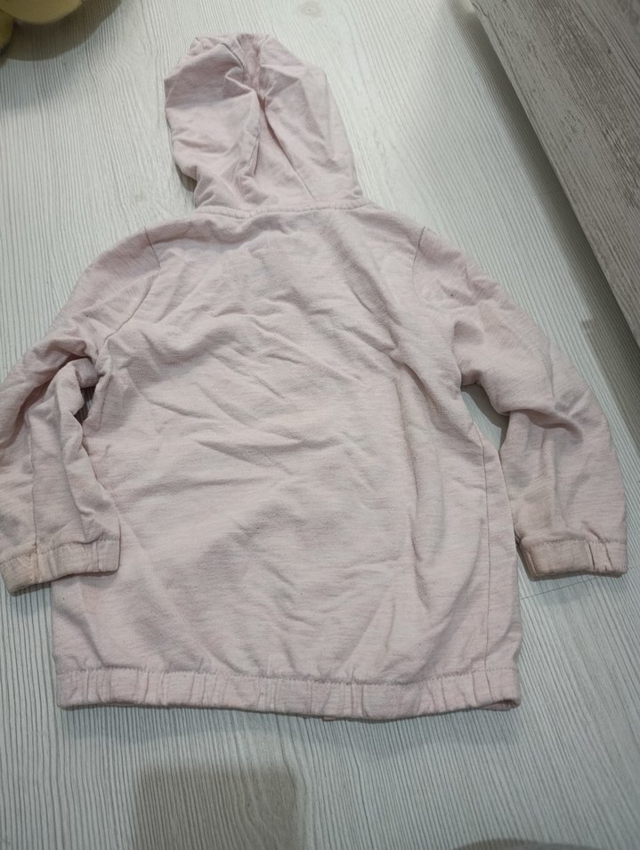 LC Waikiki Kız Bebek Pembe Kapüşonlu Fermuarlı Ceket - Görsel 2