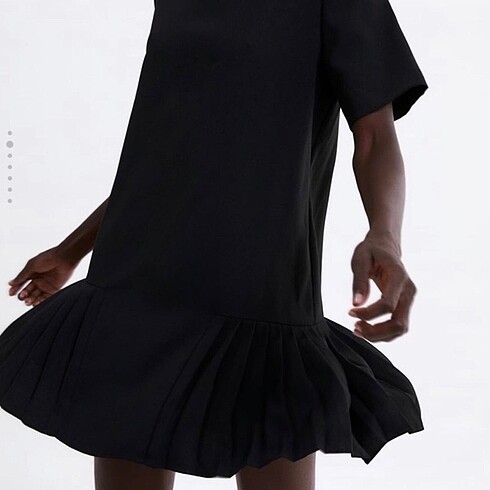 Zara Zara Pileli mini elbise