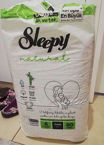 Sleepy Bebek Bezi 6 numara 80 li 