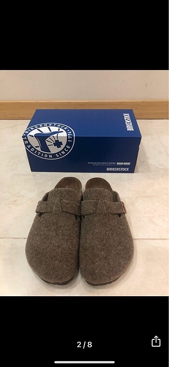 Birkenstock terlik kahve