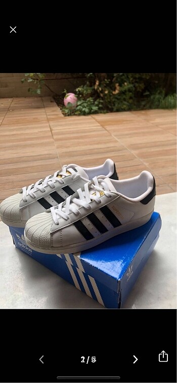 38 Beden adidas sıfır kutulu