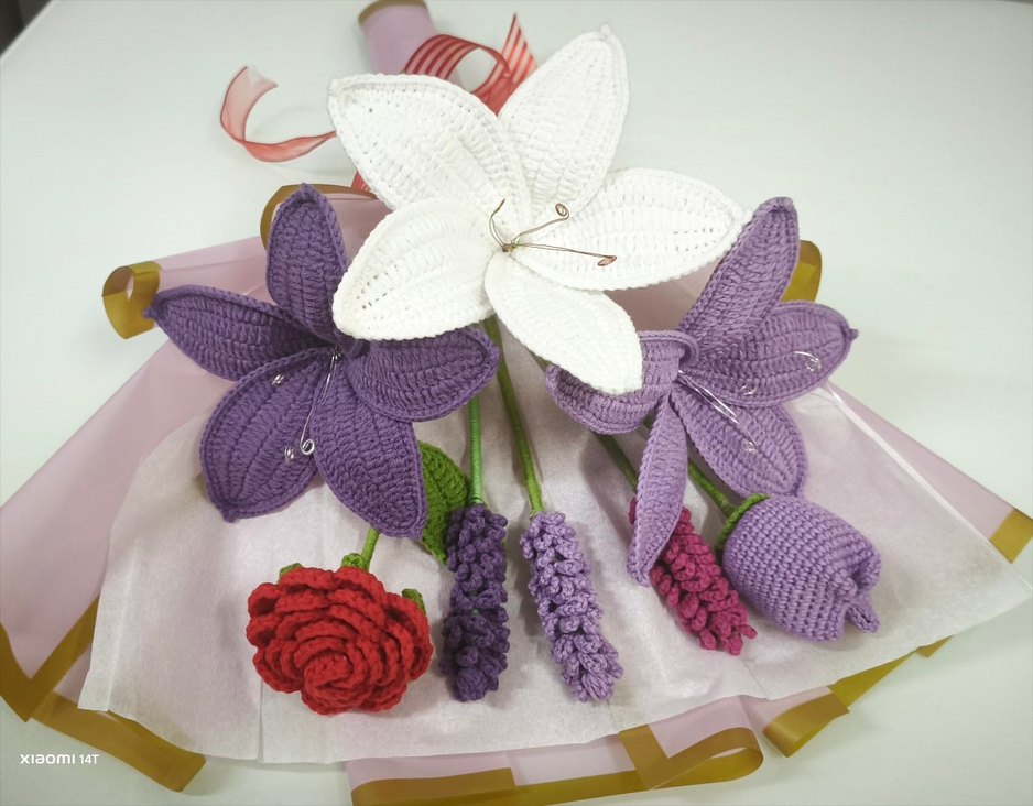 El Örgüsü Bohem Çiçek Buketi - Görsel 3