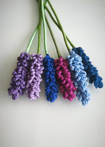 Bohem El Yapımı Örgü Çiçekler - Görsel 5