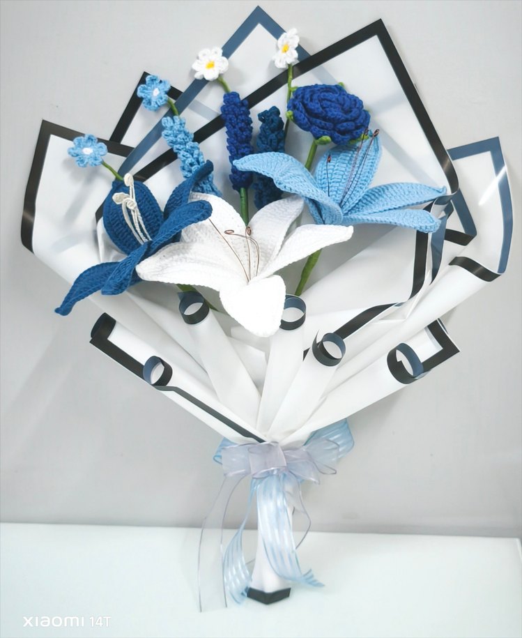 Bohem El Yapımı Örgü Çiçekler - Görsel 4