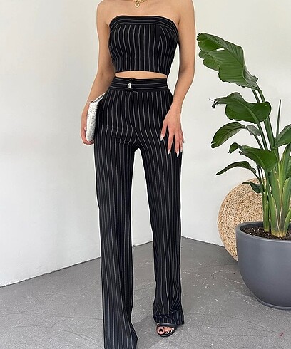 Pantolon crop takım