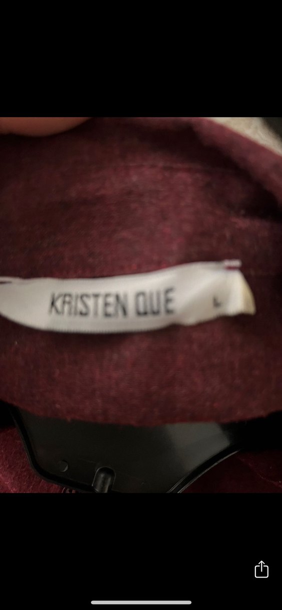 Zara Bordo Kadın Gömlek - Görsel 3