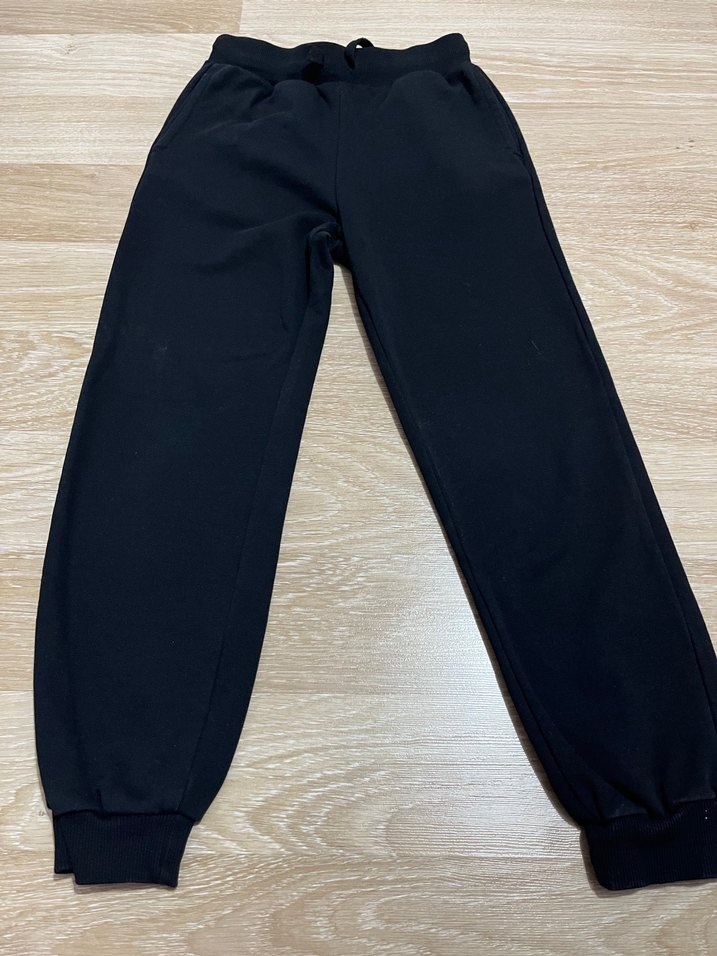 Zara Kız Çocuk Baskılı Sweatshirt ve Siyah Eşofman - Görsel 5