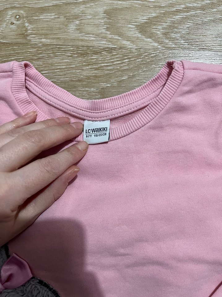 Gri pembe Kız çocuk Takımı - Görsel 3