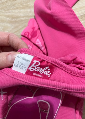 Barbie Baskılı Pembe Kız Eşofman Takımı - Görsel 3