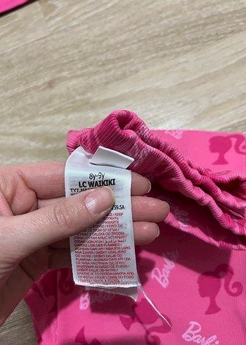 Barbie Baskılı Pembe Kız Eşofman Takımı - Görsel 2