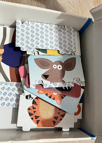 36 Parçalı Neşeli Hayvanlar Eğitici Puzzle - Görsel 2