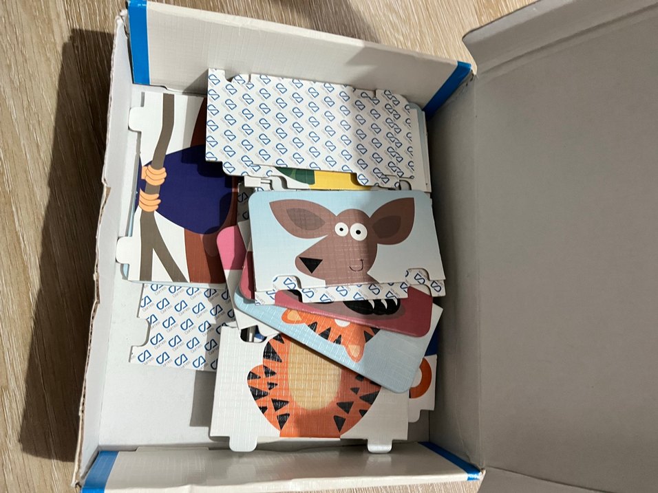 36 Parçalı Neşeli Hayvanlar Eğitici Puzzle - Görsel 2