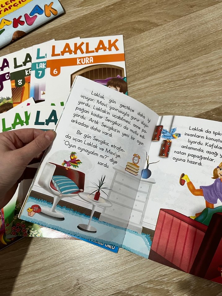 Laklak Çocuk Kitap Seti 1-10 Seviyeleri - Görsel 2