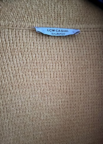 Düğmeli Sarı Midi Kadın Hırka - Görsel 3