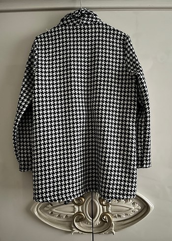 Zara Siyah Beyaz Desenli Kadın Ceket - Görsel 2