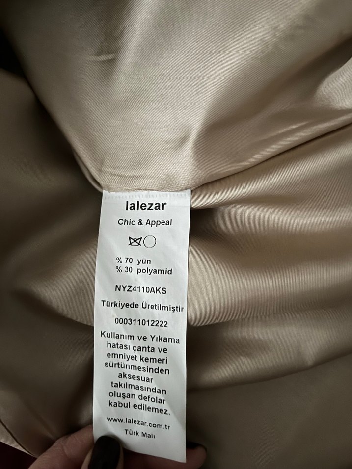 Ekol Düğmeli Kadın Kaban - Görsel 3