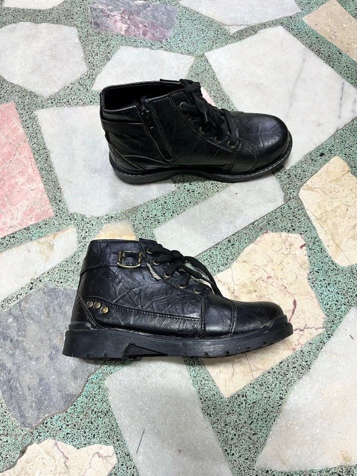 Siyah  Tokalı Erkek çocuk  Bot - Görsel 2