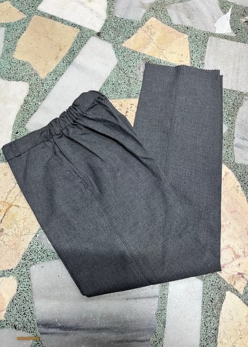Gri okul Kumaş Pantolon