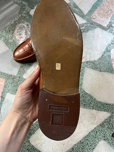 39 Beden kahverengi Renk Zara loafer ayakkabı