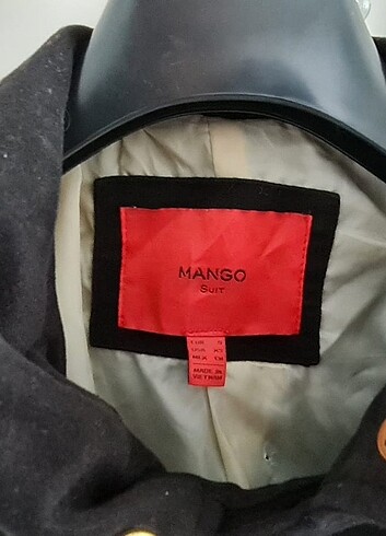 s Beden MANGO KABAN BAYAN SİYAH S beden