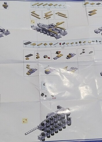 Lego tank 16'lı set 544 parça