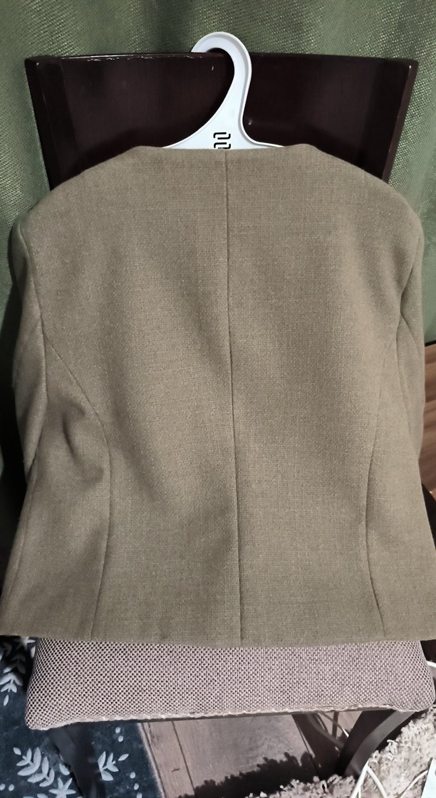 Bej Düğmeli Midi Kadın Kaban - Görsel 2