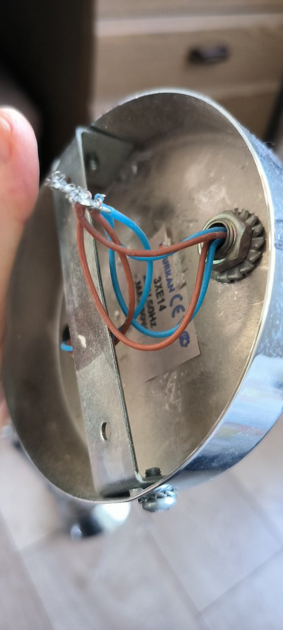 Gri Metal Tavan Lambası - Görsel 4