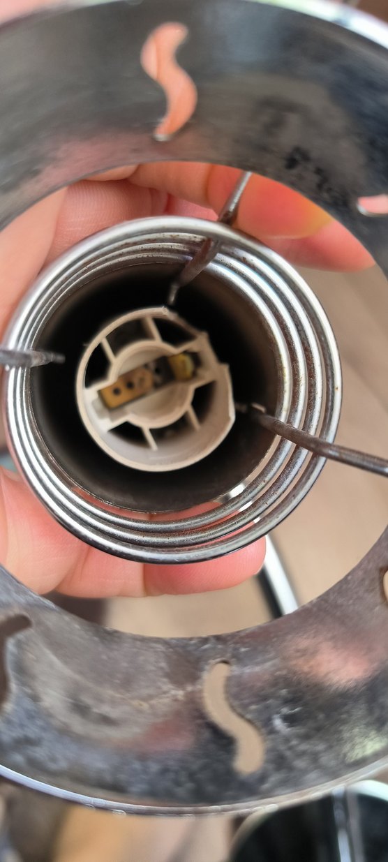 Gri Metal Tavan Lambası - Görsel 2