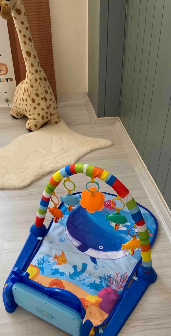 Renkli Plastik Bebek Oyun Matı - Görsel 2