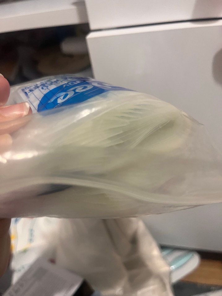 Mavi Pastel Anne Sütü Saklama Poşeti 200ml - Görsel 3