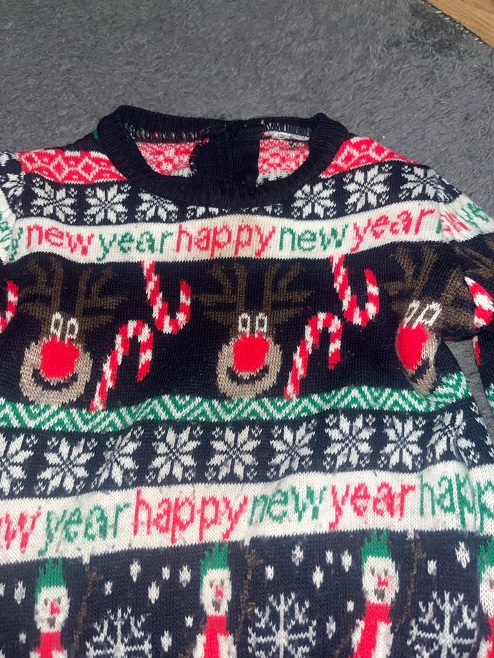 Yeni yıl bebek kazak - Görsel 3