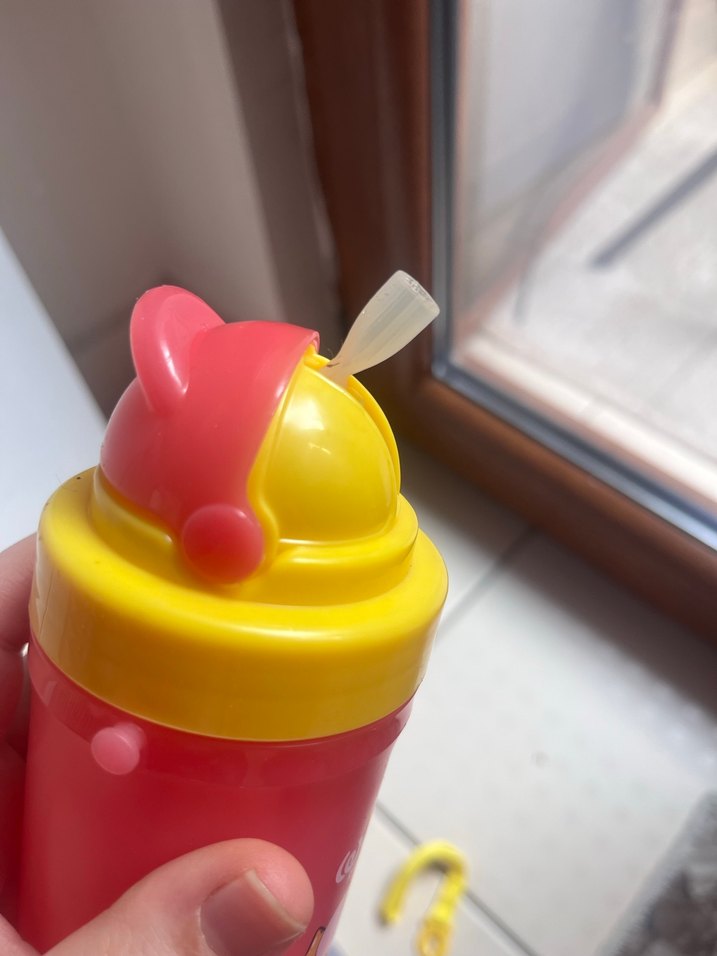 Renkli Pembe Bebek Biberonu - Görsel 3