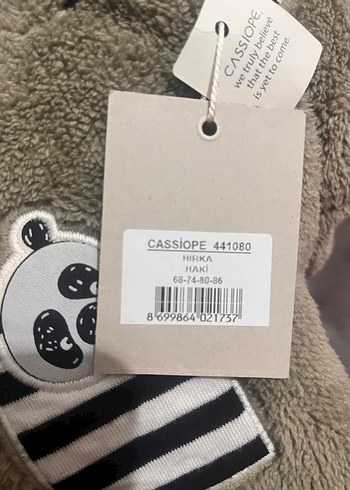 Kapüşonlu haki Erkek Çocuk Kürklü Mont - Görsel 3