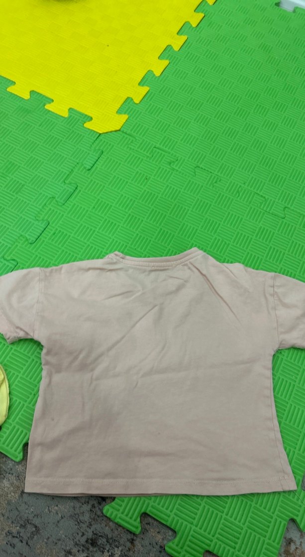 Baskılı Kız Çocuk Kısa Kollu Tişört - Görsel 2