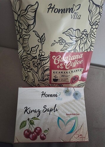 Guarana kahve ve kiraz saplı çay