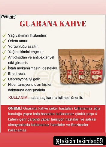 Guarana kahve