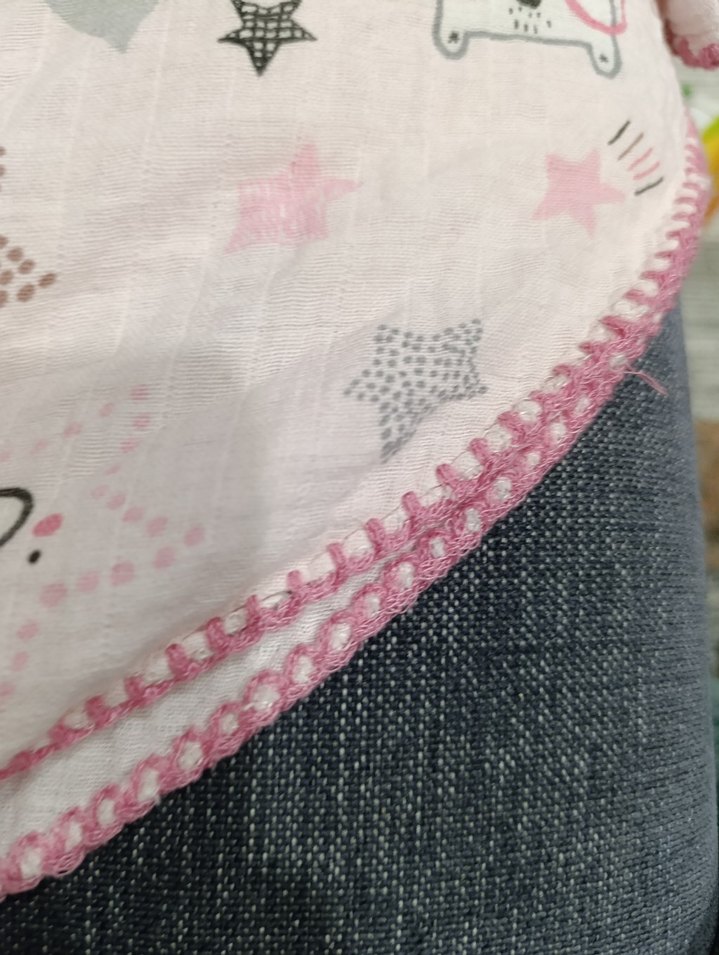 Kapüşonlu Pembe Kız Çocuk Panço - Görsel 4