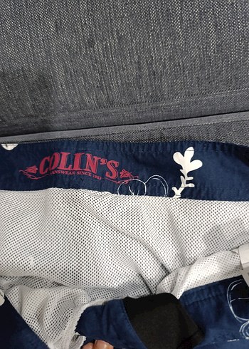 Düğmeli Mavi Çiçek Desenli Erkek Mayo Şortu - Görsel 9