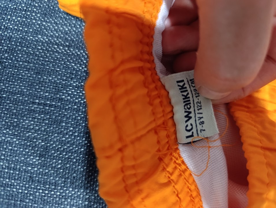 Turuncu Fermuarlı Erkek Yüzme Şortu(7-8yaş) - Görsel 4