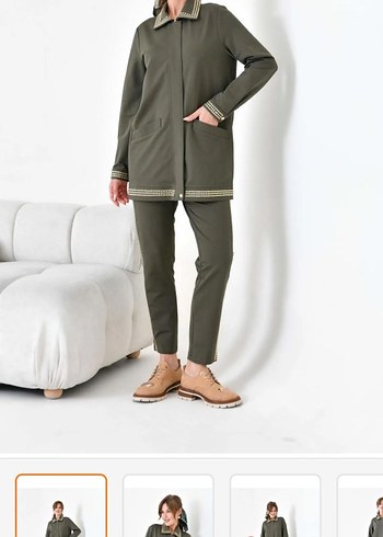 ftz women iki parca haki renk hic kullanilmadi yeni - Görsel 3