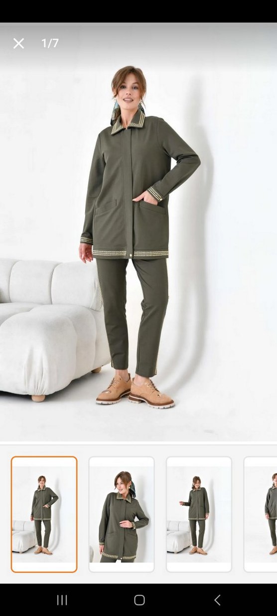 ftz women iki parca haki renk hic kullanilmadi yeni - Görsel 3